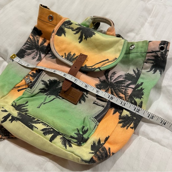 Victoria’s Secret Pink Y2K Tropical Palm Tree small Backpack - Picture 7 of 8